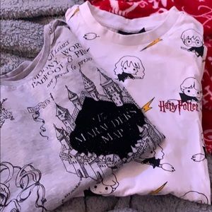 Two Harry Potter shirts